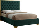 Lana Green Velvet Full Bed
