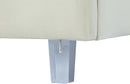 Rainbow Cream Velvet King Bed