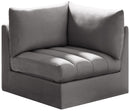 Jacob Grey Velvet Corner