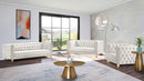 Michelle Cream Velvet Sofa