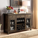 PAULINA Rustic Walnut Server