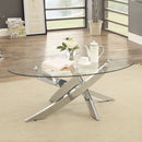 LAILA Chrome Coffee Table