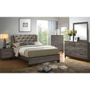 MANVEL Two-Tone Antique Gray Mirror
