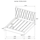 Delsea Panel Platform Bed