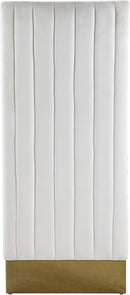 Porsha Cream Velvet Dining Chair