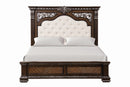 Promenade E.King & Queen Bed Brown & White
