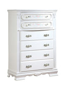 Flora White Chest