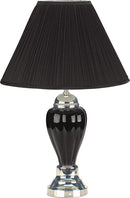 Pottery Black Table Lamp (Set-6)