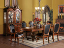 Chateau De Ville Black PU & Cherry Side Chair (Set-2)
