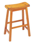 Gaucho Oak Counter Height Stool (Set-2)