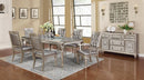 Bling Game Hollywood Glam Metallic Platinum Armchair