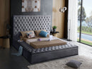 Global Velvet Storage Bed