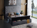 Global Velvet Storage Bed