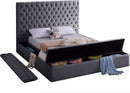 Global Velvet Storage Bed