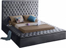 Global Velvet Storage Bed
