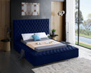 Global Velvet Storage Bed