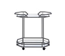 Traditional Black Nickel Serving Cart