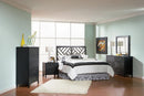Grove Black Six-Drawer Dresser