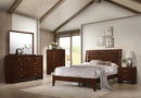 Serenity Rich Merlot California King Bed