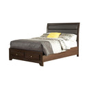 Jaxson Transitional Cappuccino Eastern King Bed