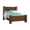 Sutter Creek Rustic Vintage Bourbon California King Bed