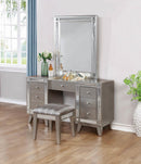 Leighton Contemporary Vanity Desk and Stool