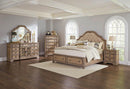 Ilana Traditional Antique Linen Eastern King Bed