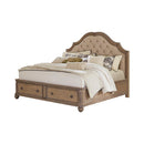 Ilana Traditional Antique Linen Eastern King Bed
