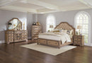 Ilana Traditional Antique Linen Eastern King Bed