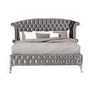 Deanna Bedroom Traditional Metallic Eastern King Bed