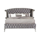 Deanna Bedroom Traditional Metallic Queen Bed