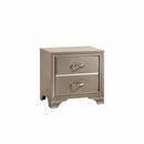 Beaumont Transitional Champagne Nightstand