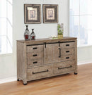 Meester Rustic Barn Door Dresser