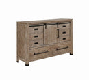 Meester Rustic Barn Door Dresser