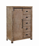 Meester Rustic Barn Door Chest