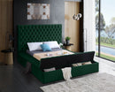 Global Velvet Storage Bed