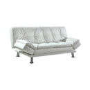 Dilleston Contemporary White Sofa Bed
