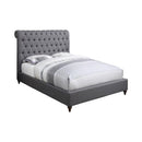 Devon Grey Upholstered California King Bed