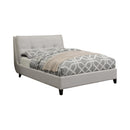 Amador Beige Upholstered Full Platform Bed