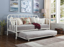 Traditional White Metal Daybed