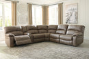 Segburg Benchcraft 4-Piece Power Reclining Sectional image