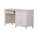 Selena Contemporary White Desk