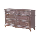 Caroline Metallic Lilac Dresser