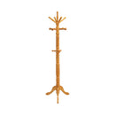 Traditional Honey Twisted Post Coat Rack