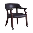 Modern Burgundy Office Chair