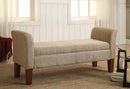 Classic Tan Storage Bench