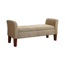 Classic Tan Storage Bench