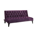 Purple Velvet Sofa Bed