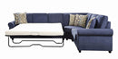 Kendrick Transitional Blue Sectional