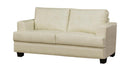 Samuel Transitional Cream Loveseat